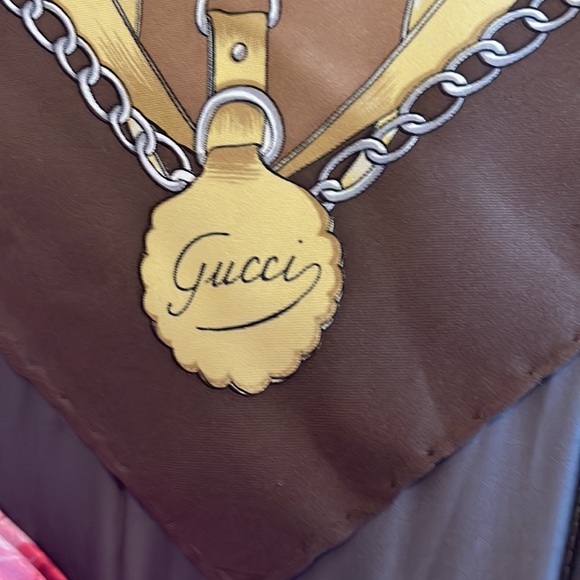 Gucci authentic scarf in mint pre owned condition minor flaw has been pictured. - Picture 9 of 9